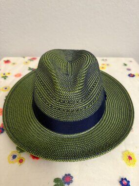Bailey 1922 Ivy Green Eli Braided Fedora Hat